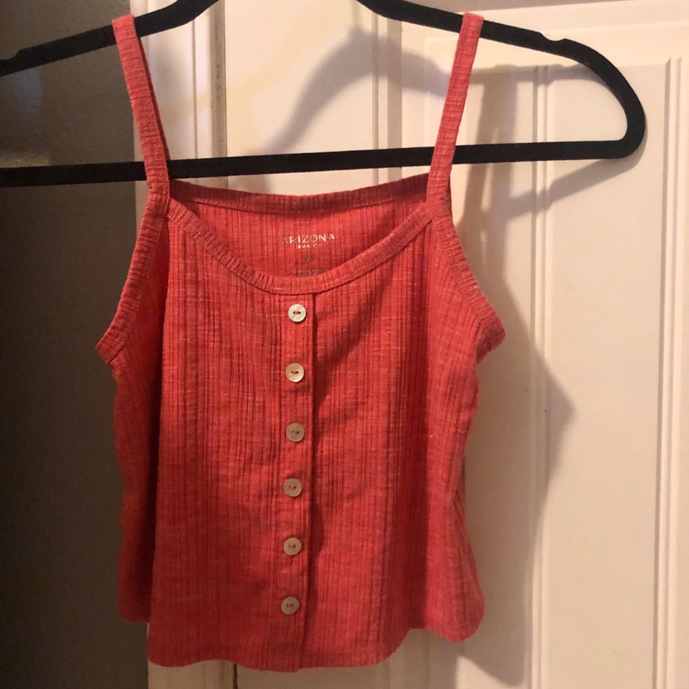 Pinkish red tank top